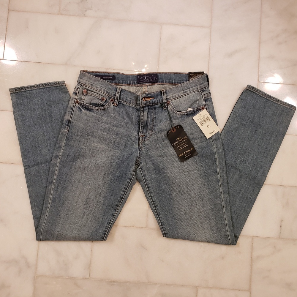 NWT Lucky Sweet n' Straight Ankle Jeans 27